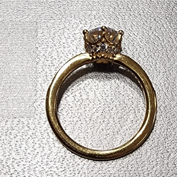 Pandora Clear Sparkling Crown Solitaire Ring - Picture 5 of 12